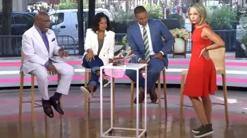 Birdies Falcon Water Resistant Sneaker Bootie worn by Dylan Dreyer as seen in Today on  September 6, 2023