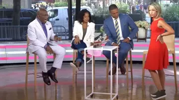 The Swift Birdies The Game Changer worn by Sheinelle Jones as seen in Today on September 6, 2023