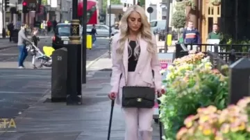 Chanel Lambskin Chain Shoulder Bag worn by Stacey Macleod as seen in Selling Super Houses (S01E01)