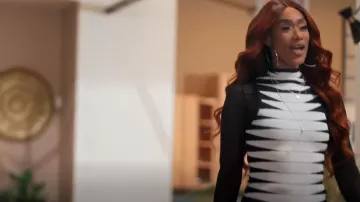 Vestido Maxi Fashion Nova Mind Bender usado por Tami Roman como se ve en Caught in the Act: Unfaithful (S02E08)