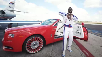 Casablanca Atlantis Low-top Leather Sneakers usadas por Gucci Mane en Woppenheimer [Official Music Video]