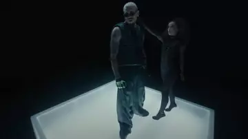 Junya Wantanabe x Innerraum Black Chest Rig Padded Vest worn by Chris Brown in City Of Dreams by Tyla Yaweh (Official Music Video)