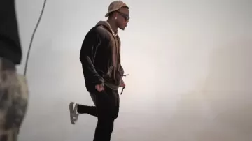 Uma Wang Brown Velvet Perch Pants worn by DaBaby in Da FUKUMEAN (Freestyle) music video