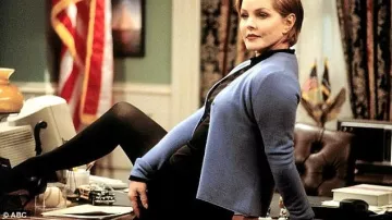 Black Pumps worn by Aunt Marie Paterno (Priscilla Presley) in Spin City Wardrobe (Season 3 Episode 17)