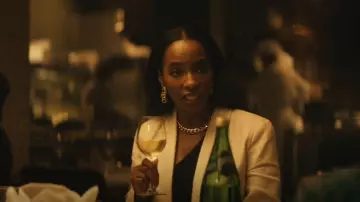Hudson x Zoe Costello Asymmetrical Bodysuit worn by Kim Valentine (Amirah Vann) as seen in The Changeling (S01E01)