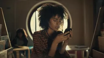 Alice + Olivia Lolita Blouse worn by Emmy (Clark Backo) as seen in The Changeling (S01E02)