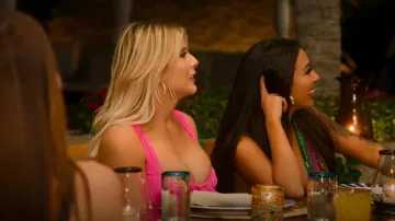 Fashion Nova All Types of Sequin Dress worn by Kayla Cardona as seen in Selling The OC (S02E05)