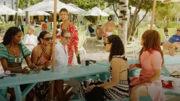 Zimmermann Poppy Belted Flounce Dress worn by Brynn Whitfield as seen in The Real Housewives of New York City (S14E09)