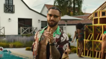 Audemars Piguet Céramique Noire Royal Oak Calendrier Perpétuel Montre portée par Maluma dans Tá OK (Remix) par DENNIS, MC Kevin o Chris, Maluma, Karol G
