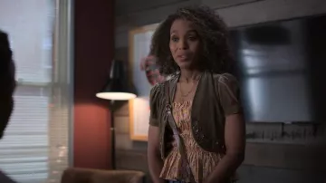 Ciao Lucia Anita Top worn by Paige Alexander (Kerry Washington) as seen in UnPrisoned (S01E08)