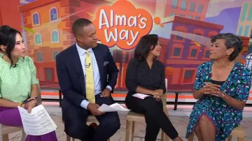 Diane von Furstenberg Koren Reversible Dress i worn by Sonia Manzano as seen in Today on September 11, 2023