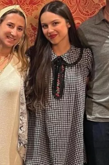 Coach Gingham Tie Collar Mini Dress worn by Olivia Rodrigo on her Tiktok Post on September 12, 2023