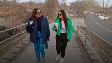 Celine Mid Block Sneakerswith Wedge In Calfskin worn by Lisa Barlow as seen in The Real Housewives of Salt Lake City (S04E02)