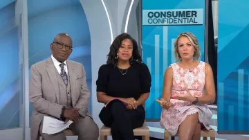 Shoshanna Lace Fit & Flare Dress worn by Dylan Dreyer as seen in Today on  September 13, 2023