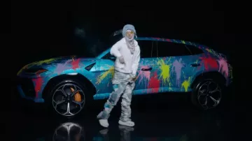 Crocs Mega Crush Clog worn by 6ix9ine in Shaka Laka feat. Kodak Black & Yailin la Mas Viral (Official Music Video)