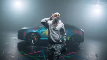 Nahmias x Patron of The New White Miracle Academy Hoodie worn by 6ix9ine in Shaka Laka feat. Kodak Black & Yailin la Mas Viral (Official Music Video)