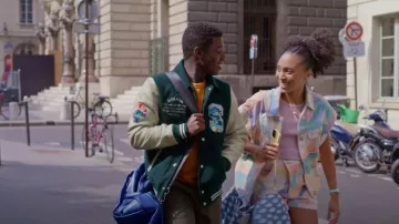 Forte Forte Graphic-print High-waisted Shorts worn by Cece Parker-Jones(Hailey Romain) as seen in Spellbound (S01E01)