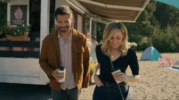 Tory Burch Kira Pebbled Crossbody worn by Brie Sheridan (Zibby Allen) as seen in Virgin River (S05E04)