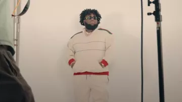 Gucci Beige & Blue Trim Neoprene Shorts worn by Rod Wave in Checkmate (Official Video) | REACTION