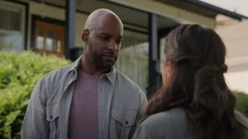 Banana Republic Premium Wash Tee worn by John 'Preacher' Middleton (Colin Lawrence) as seen in Virgin River (S05E01)