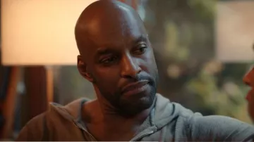 Wings and Horns Slub Knit Full Zip Hoodie worn by John 'Preacher' Middleton (Colin Lawrence) as seen in Virgin River (S05E08)