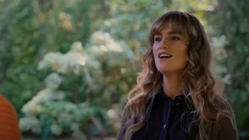 Ganni Poplin Shirt worn by Ava (Libby Osler) as seen in Virgin River (S05E08)