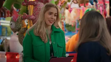 Wilfred Autumn Jacket in Alien Green worn by Lizzie (Sarah Dugdale) as seen in Virgin River (S05E10)