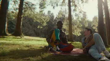 Lazy Gaf Uni­sex Colour Me In Pants worn by Eric Effiong (Ncuti Gatwa) as seen in Sex Education (S03E02)