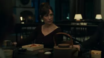 Reiss Camille Vestido usado por Wendy Rhoades (Maggie Siff) como se ve en Billions (S07E06)