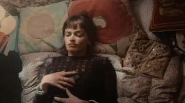Missguided Missguided Check Mesh Co Ord Crop Top worn by Maeve Wiley (Emma Mackey) as seen in Sex Education (S03E04)
