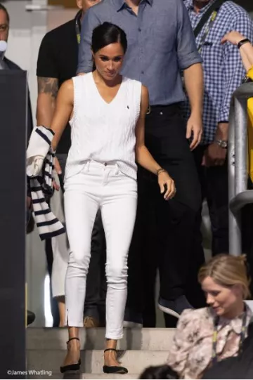 La Ligne Mini Featherweight Roll Neck worn by Meghan Markle at Invictus Games on September 14, 2023