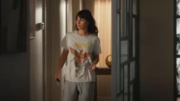 Madeworn Nirvana Tee In White worn by Shira Bolitar (Constance Zimmer) as seen in Harlan Coben's Shelter (S01E06)