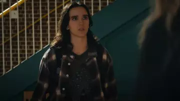 BDG Vintage Core Flannel Shirt In Black Multi worn by Ema Winslow (Abigale Corrigan) as seen in Harlan Coben's Shelter (S01E06)