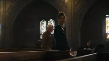 ALC Iris Dress worn by Rachel Caldwell (Sage Linder) as seen in Harlan Coben's Shelter (S01E06)