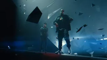 Rick Owens Black Calf Hair Overshirt worn by Sean Combs in Another One of Me [Official Music Video] by Diddy ft. The Weeknd, 21 Savage, French Montana
