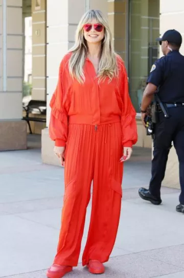 Lala Berlin Jordi Jacket worn by Heidi Klum in Pasadena Post on September 13, 2023