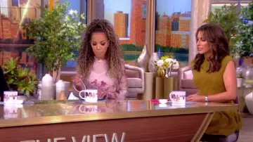 Ronny Kobo Laney Chenille Mini Dress worn by Alyssa Farah as seen in The View on September 14, 2023