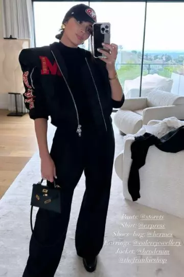 Olivia Culpo San Francisco 49ers Bomber Jacket