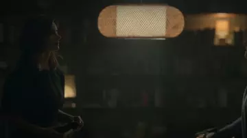 Bella Freud Carla Open-Back Crepe Jumpsuit worn by Liv Taylor (Jenna Coleman) as seen in Wilderness (S01E05)