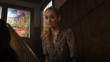 Ba&sh Glee Dress worn by Gaynor Phelps (Gus Birney) as seen in Shining Vale (S01E06)