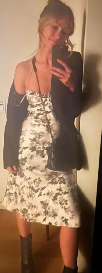 Botas Casadei Rock usadas por Olivia Wilde en su historia de Instagram el 16 de septiembre de 2023