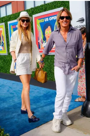 Omega Deville Tresor Diamond Silver Dial Watch portée par Nicole Kidman à l’US Open le 10 septembre 2023