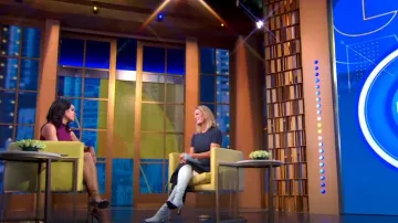Proenza Schouler Ruched Over The Knee Boots porté par Jennifer Ashton comme vu dans Good Morning America le 18 septembre 2023