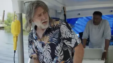 Hawaiian Palm Printed Shirt worn by Matt (Nicolas Cage) in The Retirement Plan