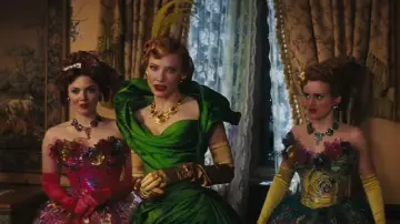 lady tremaine green dress Lady Tremaine Movie Dress Women's Costume
