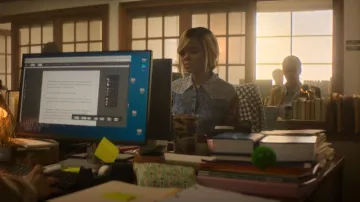 Rag & bone Wyatt Patchwork Floral Shirt worn by Hazel-May McCall (Ashleigh Murray) as seen in The Other Black Girl (S01E09)