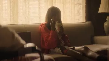 Reebok by Pyer Moss Red Reebok By Pyer Moss Hoodie worn by Hazel-May McCall (Ashleigh Murray) as seen in The Other Black Girl (S01E09)