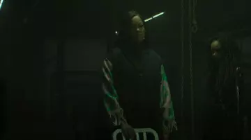 Stine Goya Breanna Coat worn by Diana Gordon (Garcelle Beauvais) as seen in The Other Black Girl (S01E10)