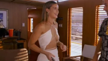 Superdown Alessia Romper worn by Jaimee Neale as seen in Below Deck Down Under (S02E18)