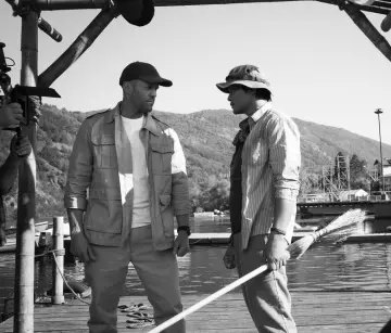 Cotton Jacket worn by Jason Statham on the set of Expend4bles movie